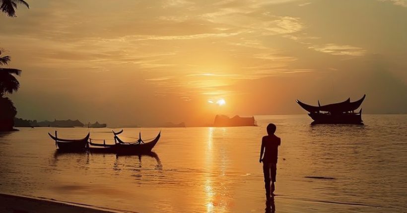 {"prompt":"A warmly lit photo of a serene Thai beach at sunset, with the silhouette of a person walking along the shore. In the distance, traditional Thai longtail boats are gently bobbing on the water. The overall mood is peaceful, hopeful, and representative of a new beginning in Thailand.","originalPrompt":"A warmly lit photo of a serene Thai beach at sunset, with the silhouette of a person walking along the shore. In the distance, traditional Thai longtail boats are gently bobbing on the water. The overall mood is peaceful, hopeful, and representative of a new beginning in Thailand.","width":1024,"height":1024,"seed":2446,"model":"sana","enhance":false,"nologo":false,"negative_prompt":"undefined","nofeed":false,"safe":false,"quality":"medium","image":[],"transparent":false,"has_nsfw_concept":false,"concept":[],"trackingData":{"actualModel":"sana","usage":{"completionImageTokens":1,"totalTokenCount":1}}}