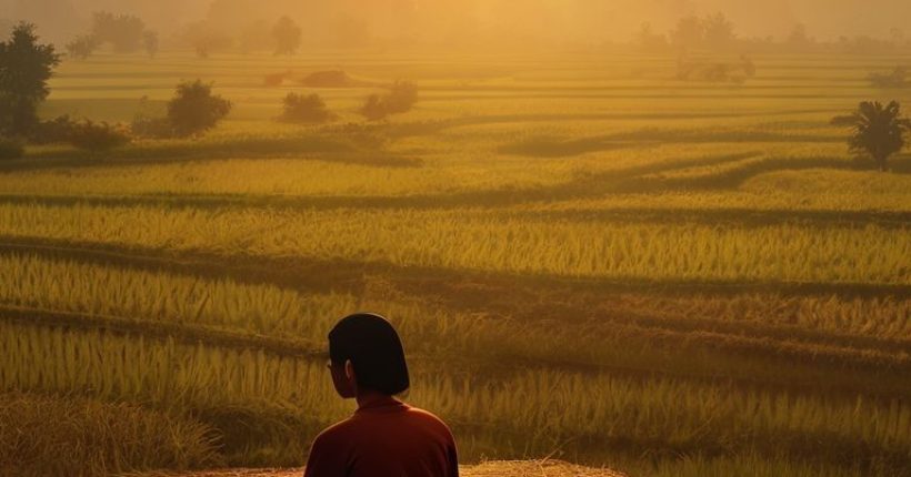 {"prompt":"A serene scene in rural Thailand. A woman is peacefully meditating in a rice paddy field at sunrise. She is wearing traditional Thai clothing. The sun is casting a golden glow over the landscape. The scene evokes tranquility, simplicity, and connection with nature. Focus on photorealistic details and vibrant colors.","originalPrompt":"A serene scene in rural Thailand. A woman is peacefully meditating in a rice paddy field at sunrise. She is wearing traditional Thai clothing. The sun is casting a golden glow over the landscape. The scene evokes tranquility, simplicity, and connection with nature. Focus on photorealistic details and vibrant colors.","width":1024,"height":1024,"seed":2537,"model":"sana","enhance":false,"nologo":false,"negative_prompt":"undefined","nofeed":false,"safe":false,"quality":"medium","image":[],"transparent":false,"has_nsfw_concept":false,"concept":[],"trackingData":{"actualModel":"sana","usage":{"completionImageTokens":1,"totalTokenCount":1}}}