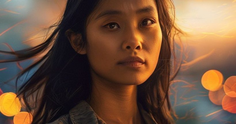 {"prompt":"Photorealistic image of a young Thai woman standing strong against a strong wind, symbolizing resilience and adaptability. The background should be a blurred cityscape with warm, encouraging lighting. Focus on her determined expression and overall positive energy.","originalPrompt":"Photorealistic image of a young Thai woman standing strong against a strong wind, symbolizing resilience and adaptability. The background should be a blurred cityscape with warm, encouraging lighting. Focus on her determined expression and overall positive energy.","width":1024,"height":1024,"seed":17726,"model":"sana","enhance":false,"nologo":false,"negative_prompt":"undefined","nofeed":false,"safe":false,"quality":"medium","image":[],"transparent":false,"has_nsfw_concept":false,"concept":[],"trackingData":{"actualModel":"sana","usage":{"completionImageTokens":1,"totalTokenCount":1}}}