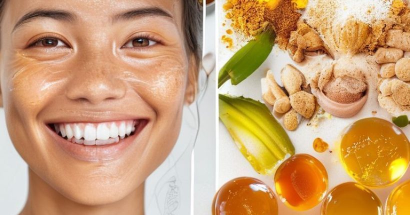 {"prompt":"A split image. On the left, a woman with glowing, healthy skin is smiling naturally. On the right, a close-up shot showcasing traditional Thai skincare ingredients like tamarind, turmeric, aloe vera, and honey arranged artfully. The overall aesthetic is bright, clean, and inviting, emphasizing natural beauty and Thai heritage.","originalPrompt":"A split image. On the left, a woman with glowing, healthy skin is smiling naturally. On the right, a close-up shot showcasing traditional Thai skincare ingredients like tamarind, turmeric, aloe vera, and honey arranged artfully. The overall aesthetic is bright, clean, and inviting, emphasizing natural beauty and Thai heritage.","width":1024,"height":1024,"seed":18889,"model":"sana","enhance":false,"nologo":false,"negative_prompt":"undefined","nofeed":false,"safe":false,"quality":"medium","image":[],"transparent":false,"has_nsfw_concept":false,"concept":[],"trackingData":{"actualModel":"sana","usage":{"completionImageTokens":1,"totalTokenCount":1}}}